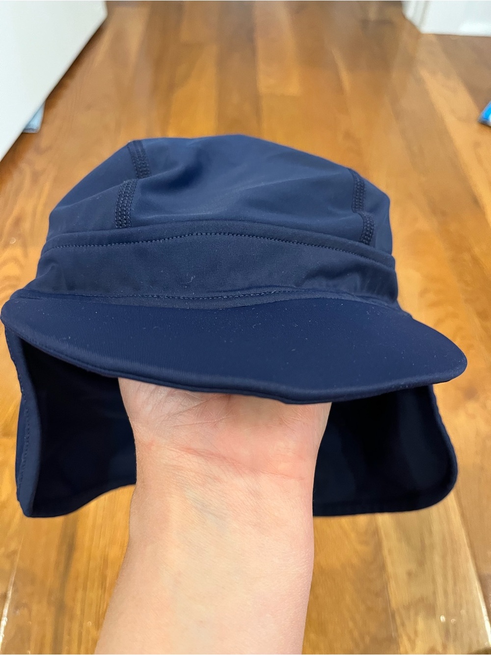 Hanna Andersson baby Navy Sun Protection Hat - Picture 2 of 4